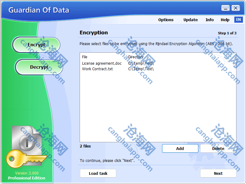 数据加密软件 ASCOMP Guardian Of Data Professional v3.009