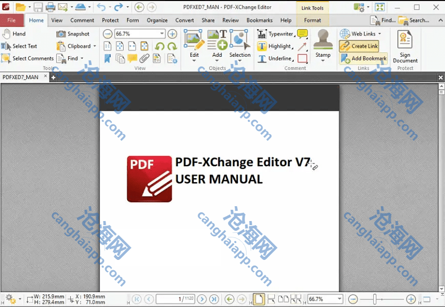 PDF编辑 PDF-XChange Editor Plus 1.0.7.2.400 免装优化版